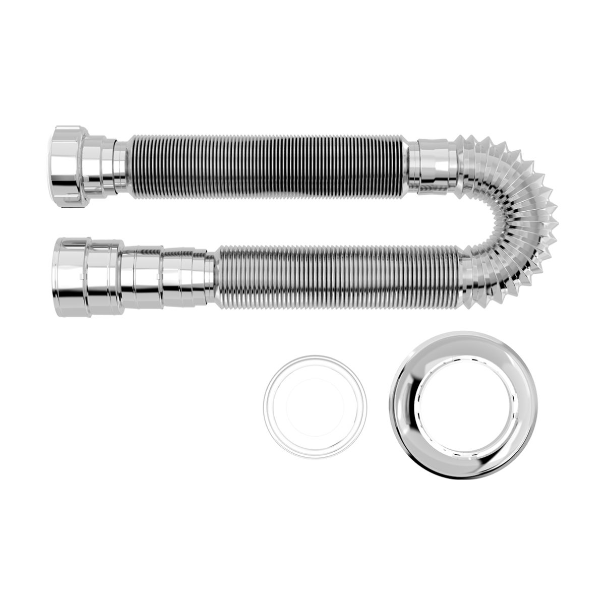 SIFAO TUBO EXTENSIVO CROMADO C/ CANOPLA 1,50M